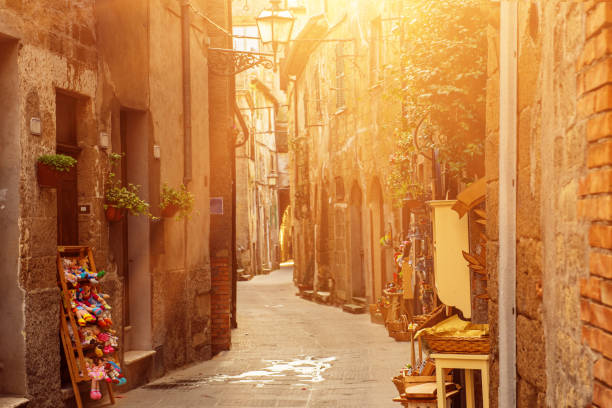 istock Pitigliano city street 1277523104