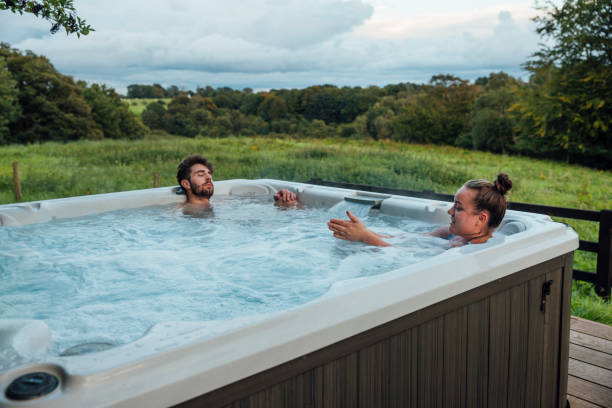istock Relaxing In the Hot Tub 1277529386