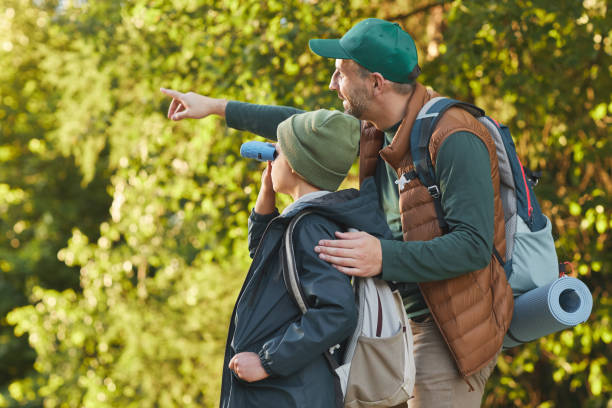 istock Faher and Son Hiking Together 1277531016