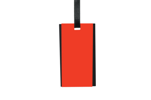 istock Blank sale tag isolated on white background 1277533496