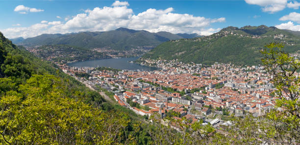 istock Como - The city among the mountains and lake Como. 1277533695