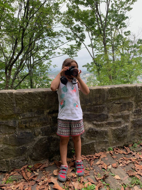 istock Little girl holding a camera 1277536293