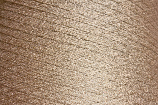 istock Texture of a large bobbin of thread 1277537787