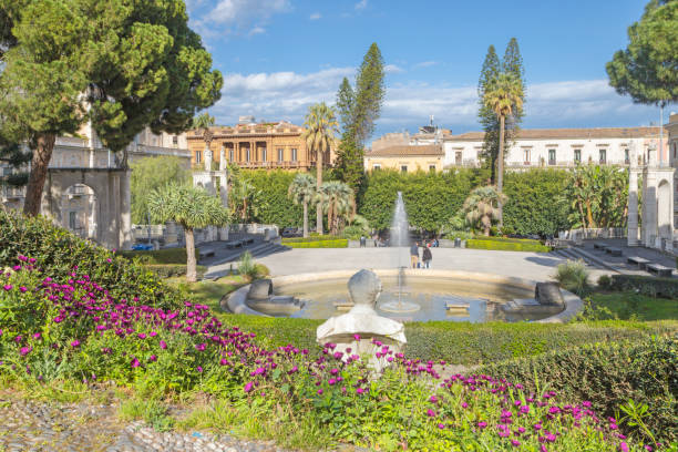 istock Catania - The park Giardino Bellini. 1277538472