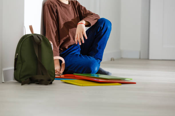 istock Educational school isolation and bullying concept. 1277543100