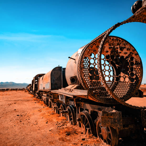 istock rusty steam locomotives in Bolivia 1277543160
