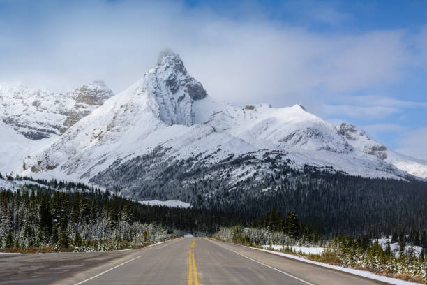 istock Autumn winter mountains Alberta Kanada travel destination 1277543648