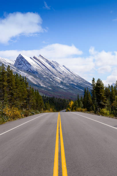 istock Autumn winter mountains Alberta Kanada travel destination 1277543734