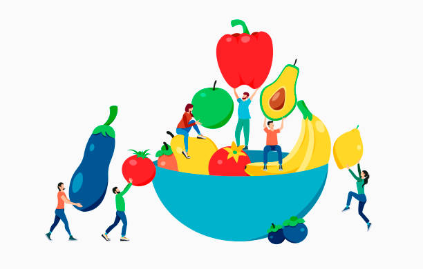 istock Nutritionst concept design, healthy diet, vitamin balance, detox plan, 1277547042