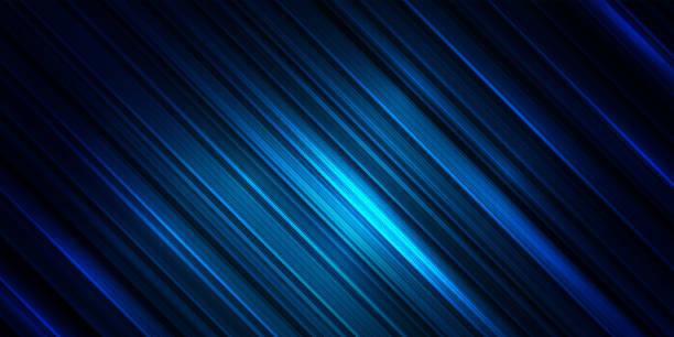 rozłożone wzorzec abstrakcyjne tło. niebieska kolor linii tapety. - straight lines stock illustrations