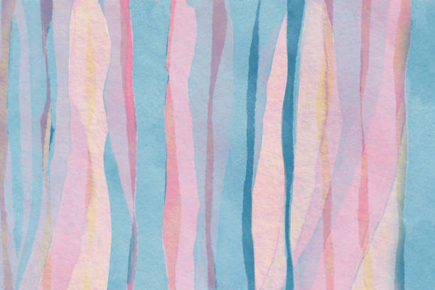 Watercolor animal skin pattern