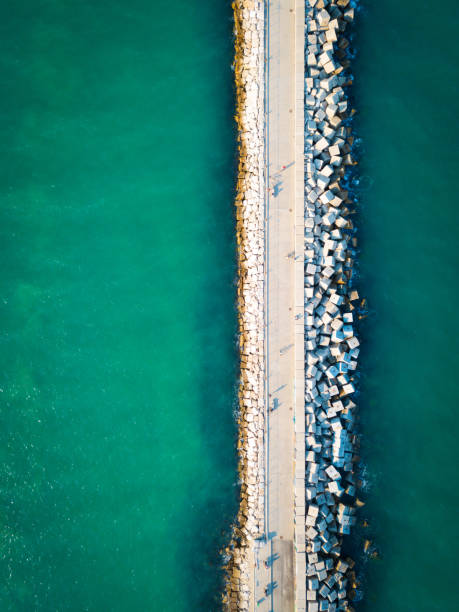 istock Aerial View of Pier From Drone View 1277562790