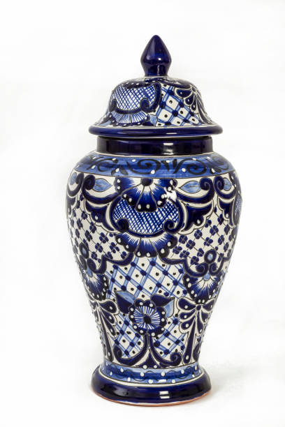 istock Porcelain vase, isolated on white 1277564154