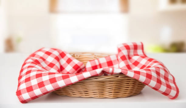 istock Picnic basket on the table 1277568881