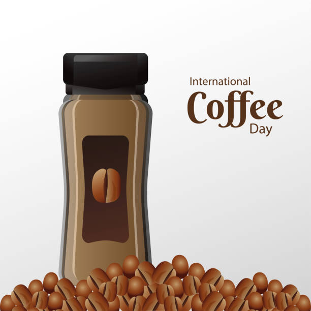 istock international coffee day poster with pot product and beans 1277573589