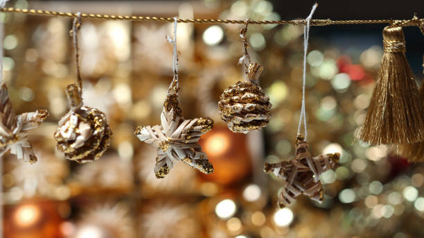 istock New Year and Christmas composition with christmas decoration 1277574349