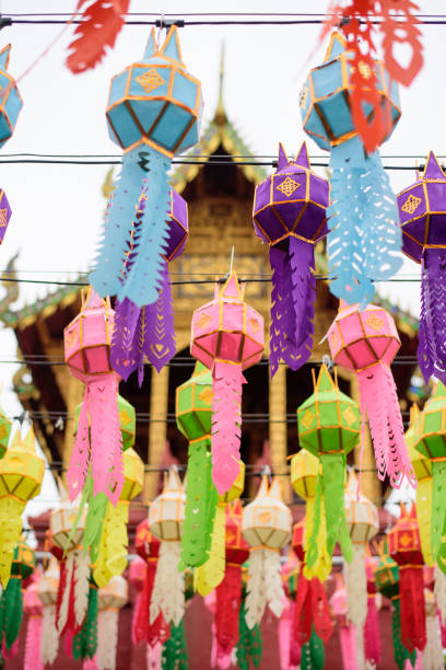 istock Paper lantern Lanna Thailand style 1277577771