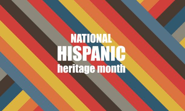 Hispanic Heritage Month background. Poster, card, banner Hispanic Heritage Month background. Poster, card, banner national hispanic heritage month illustrations stock illustrations