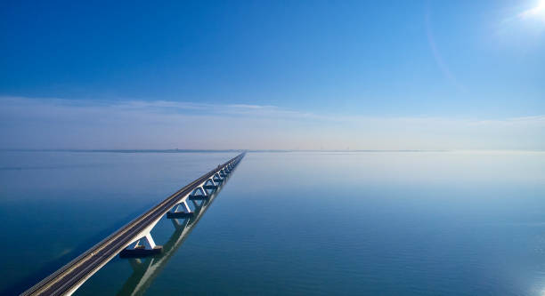 istock Zeeland Bridge aerial 1277593167