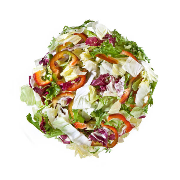 istock Mixed Salad - Radicchio, Iceberg, Indivia, Sweet Peppers 1277593840
