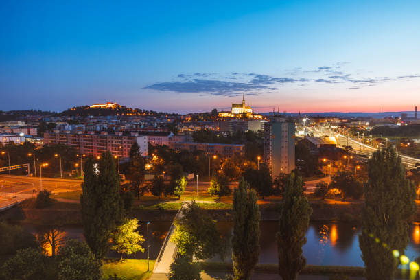 istock Panorama of Brno at dawn 1277594289