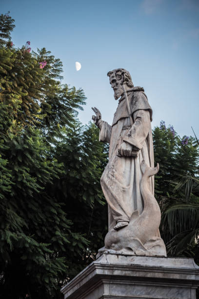 Monument to Sant Antonio Abate Statue in Sorrento