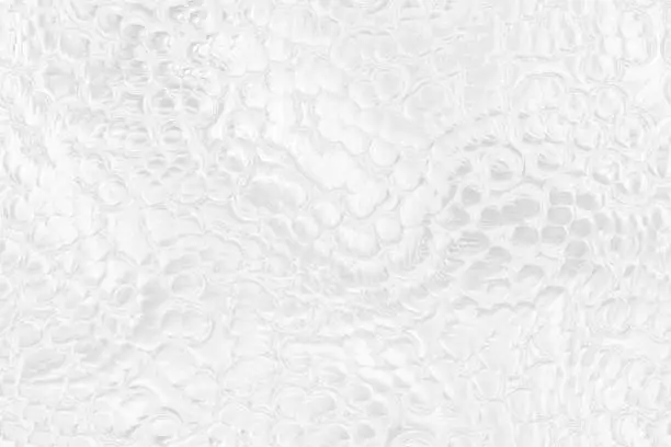 Photo of White Silver Bubble Background Abstract Snake Skin Pearl Gray Texture Drop Pattern Seamless