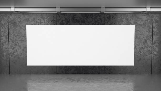 istock Blank advertising billboard in underground tunnel 1277600186