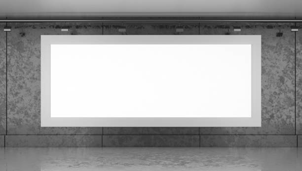 istock Blank advertising billboard in underground tunnel 1277600187