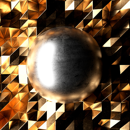 Sphere Polygon Abstract Geometric Background