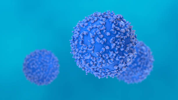 istock 3D Illustration of Cancer Cells 1277601879
