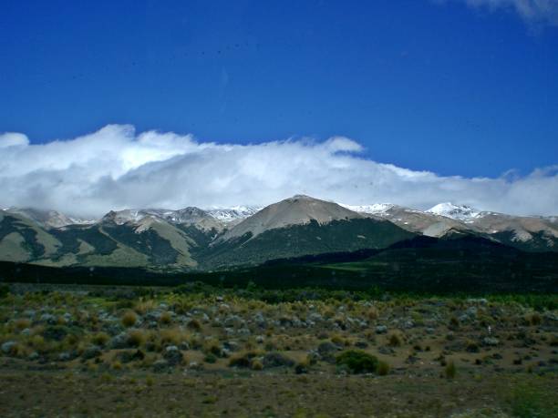 istock Mountains landscape with snowy peaks near Esquel 1277603344