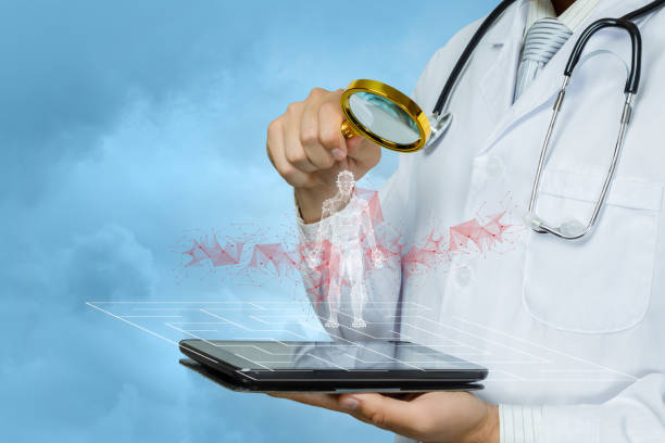 istock Concept of patient research and finding health problems. 1277604389