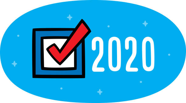 ilustraciones, imágenes clip art, dibujos animados e iconos de stock de votación 2020 doodle - voting doodle republican party democratic party