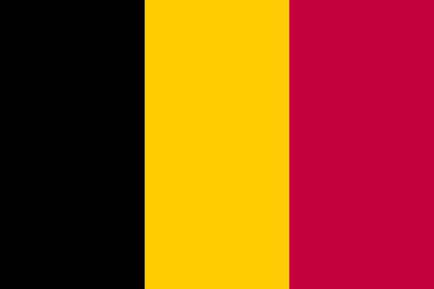 European country Belgium national flag. European country Belgium national flag. Backgrounds and wallpapers. trinidad flag colors backgrounds stock illustrations