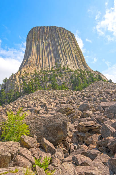 istock Looking up a Boulder Field to a Monolith 1277607562