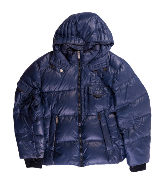 istock Men's jacket in a hood isolated on a white background. Windbreaker jacket 1277609241