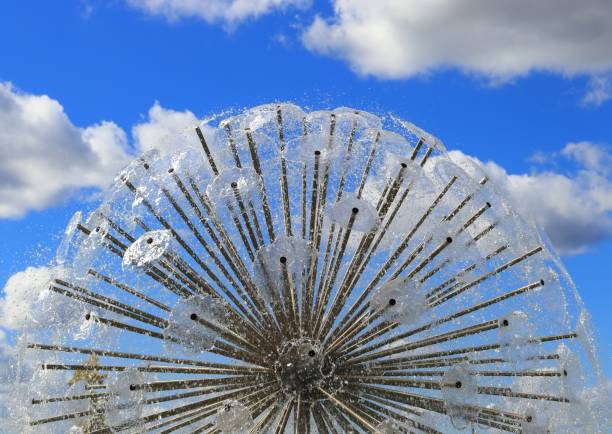 istock Water fountain in the sun 1277615983