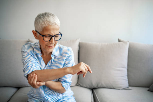 istock Elbow Pain In An Elderly Person. 1277617980
