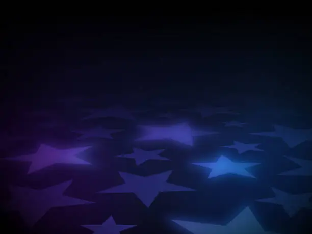 Vector illustration of Star Abstract Background