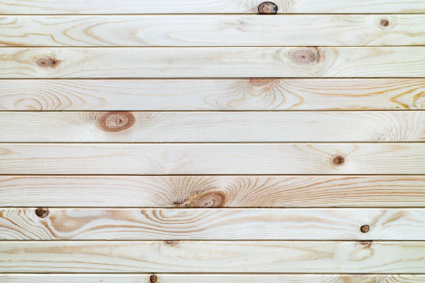 istock Surface wooden plank light brown background with horizontal boards 1277625857