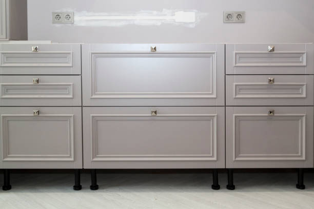 istock View of the new lower kitchen drawers with doors during installation 1277626181