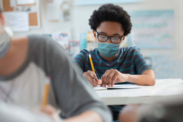 istock Student back to school wearing mask covid 19 1277628493