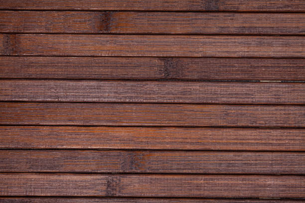 istock Dark brown wooden planks background with copyspace 1277628596