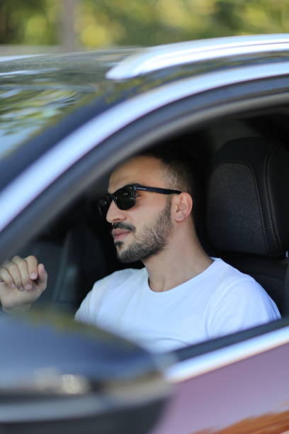 istock Portrait of driver smiling 1277631203