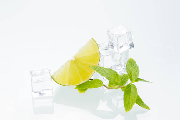 istock Lemon and MInt herbal on white background. Beverage ingredients to healthy eating and help immune system fight virus, 1277655879
