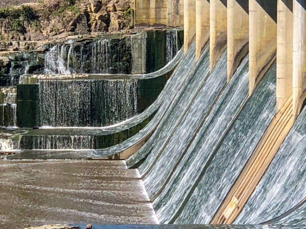 istock Waterfalls at O'Shaughnessy Dam in Ohio 1277658324