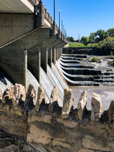 istock Side view of dam in Ohio 1277658375