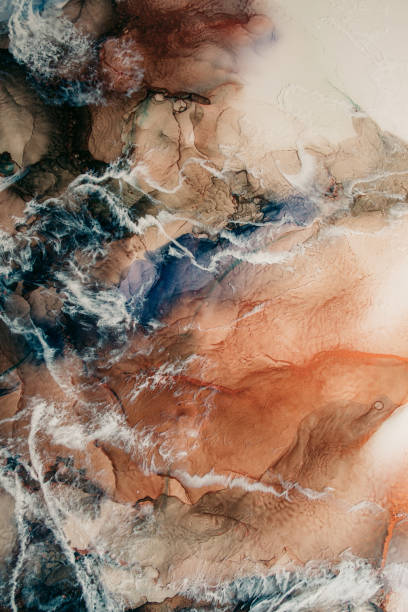 istock marble texture alcohol ink water beige blue streak 1277658844