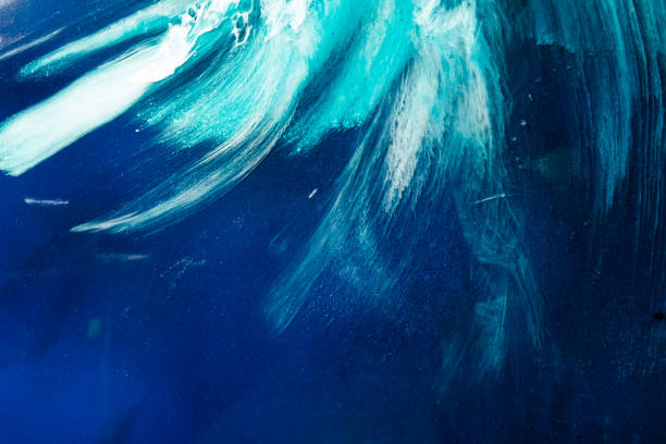 istock ink water ocean wave persian blue grain marble 1277658849